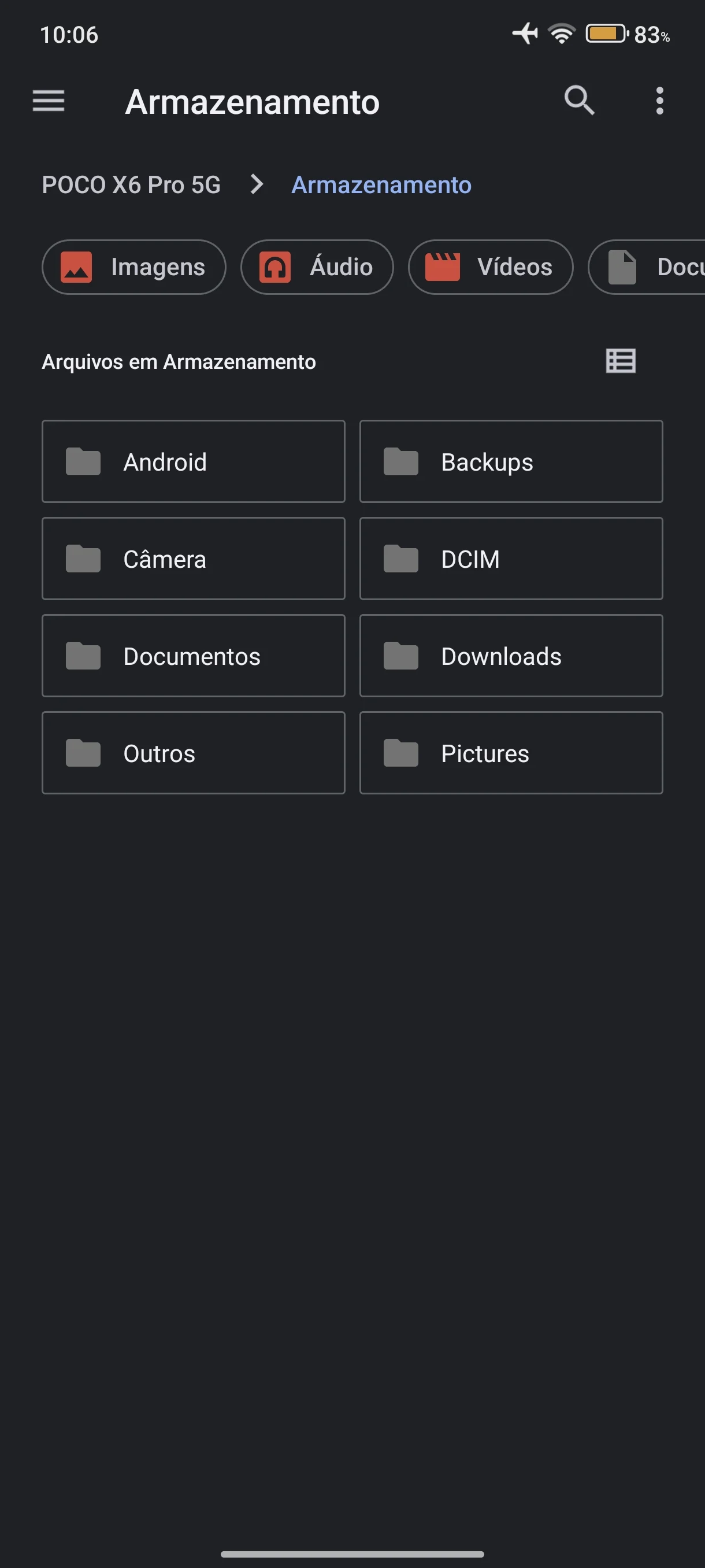 Files: Gerenciador de Arquivos screenshot