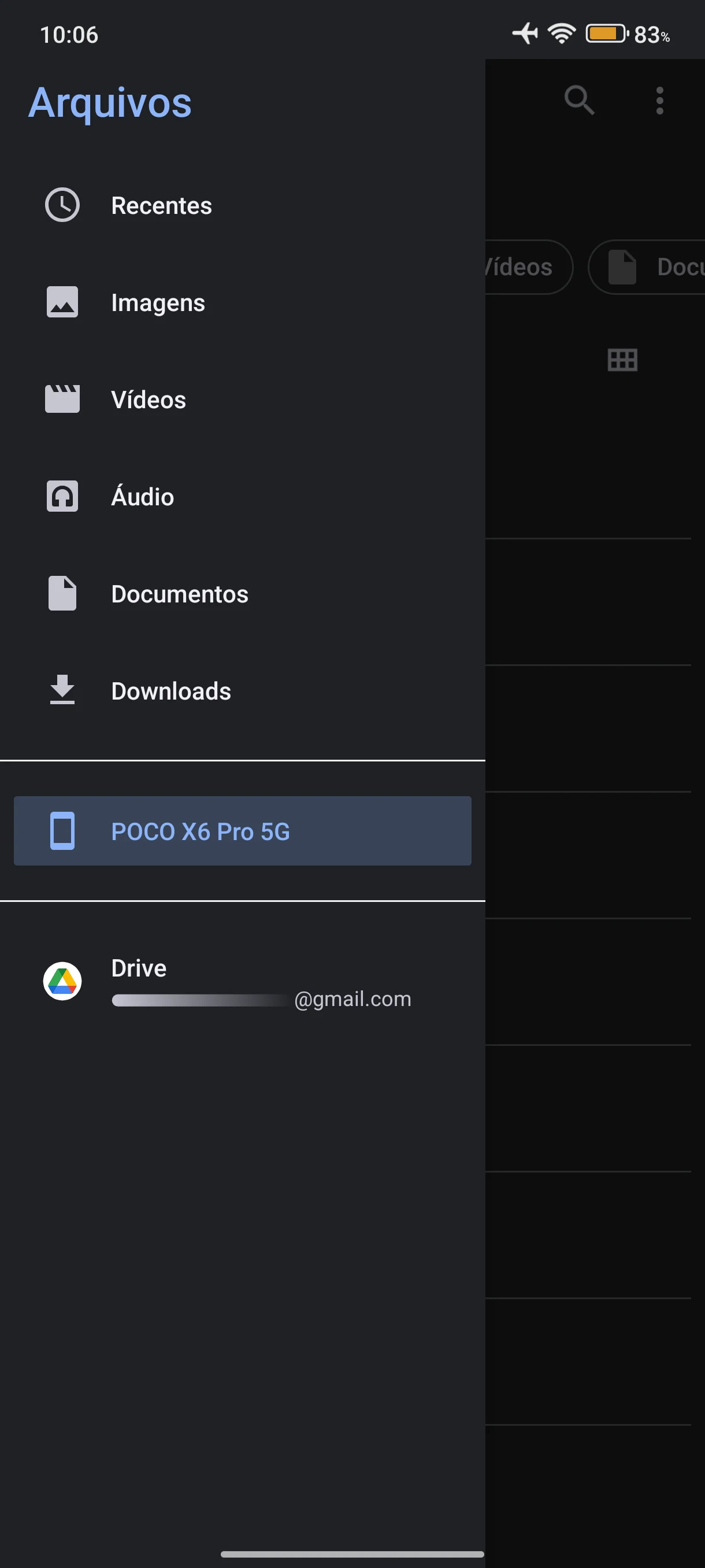 Files: Gerenciador de Arquivos screenshot
